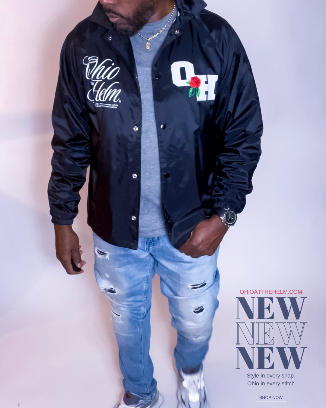 Coaches Jacket - Signature - Black