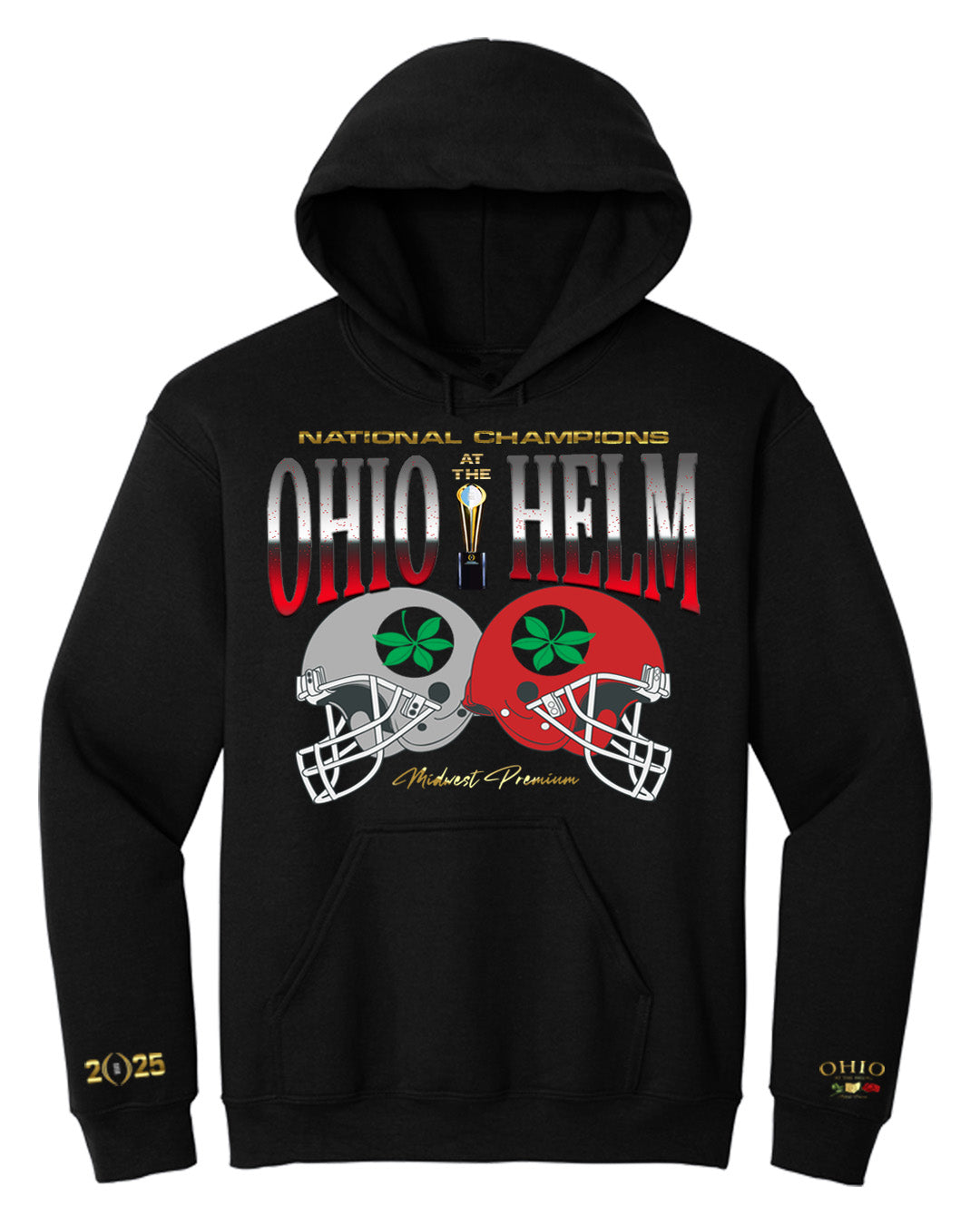 OHIO AT THE HELM - CHAMPION HOODIE - NEW!