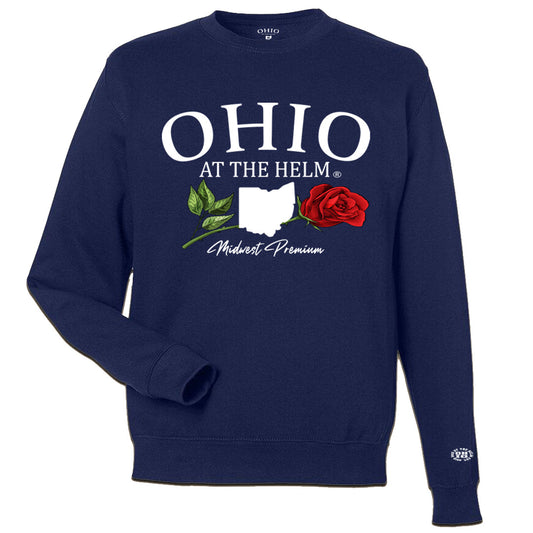 Ohio At The Helm Premium Crewneck Black - NEW!