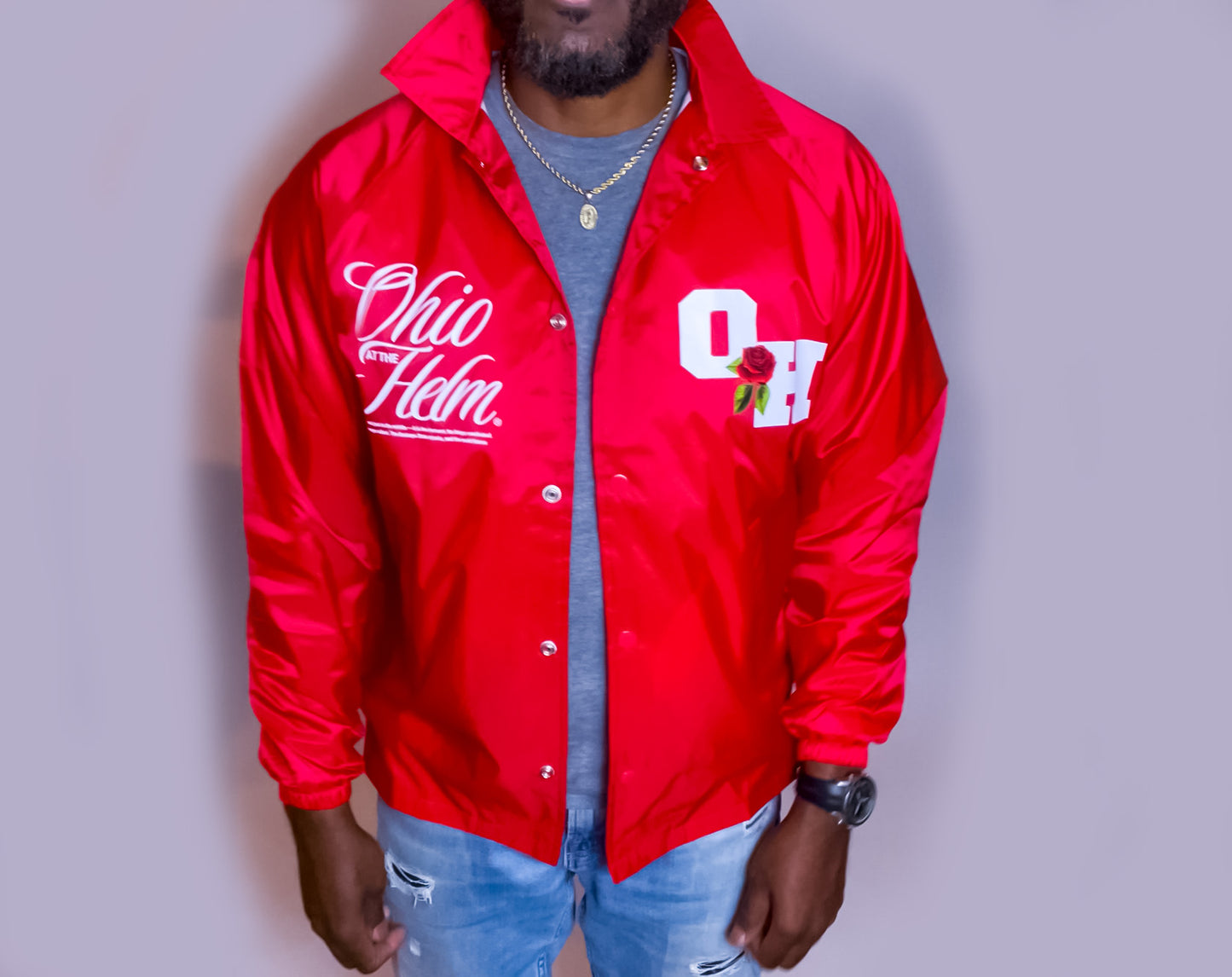 Coach Jacket Signature - Red