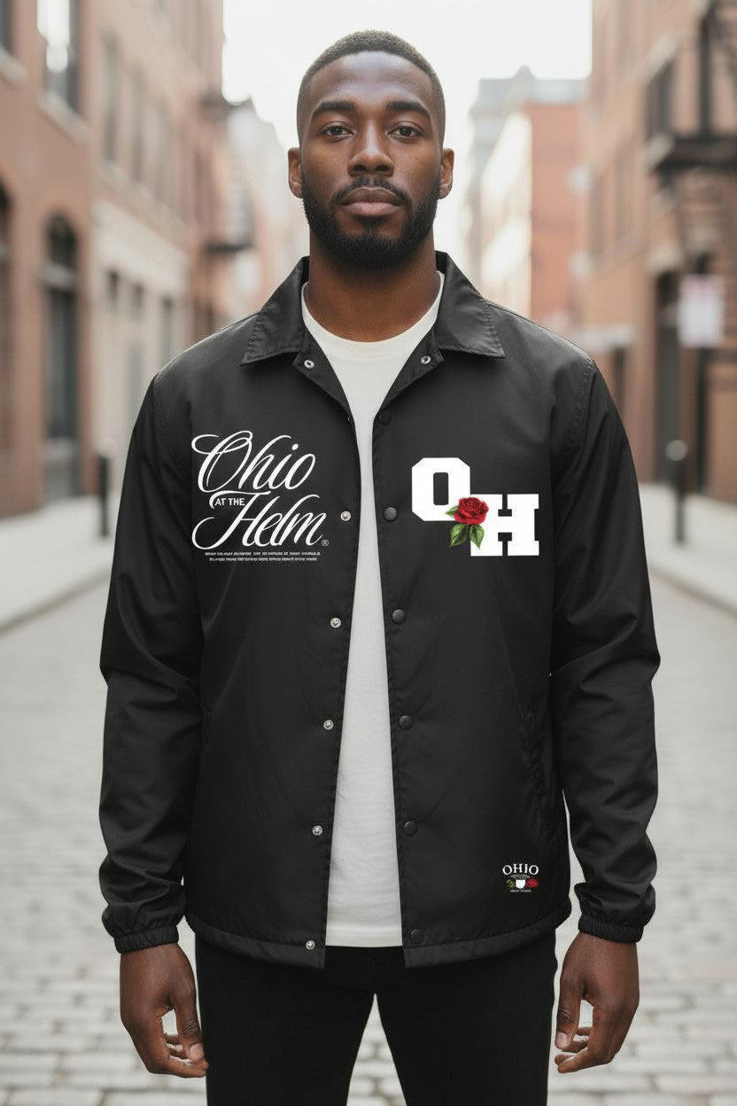 Coaches Jacket - Signature - Black – Ohio At The Helm