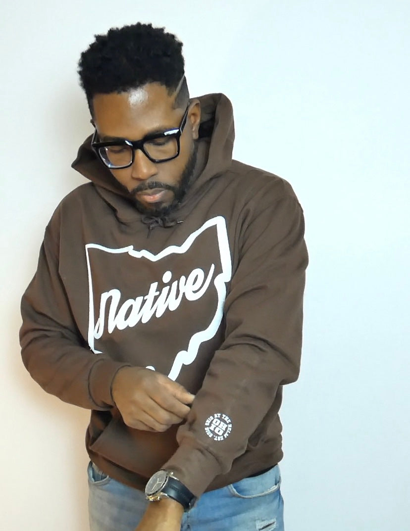 Ohio Native Hoodie (Brown)