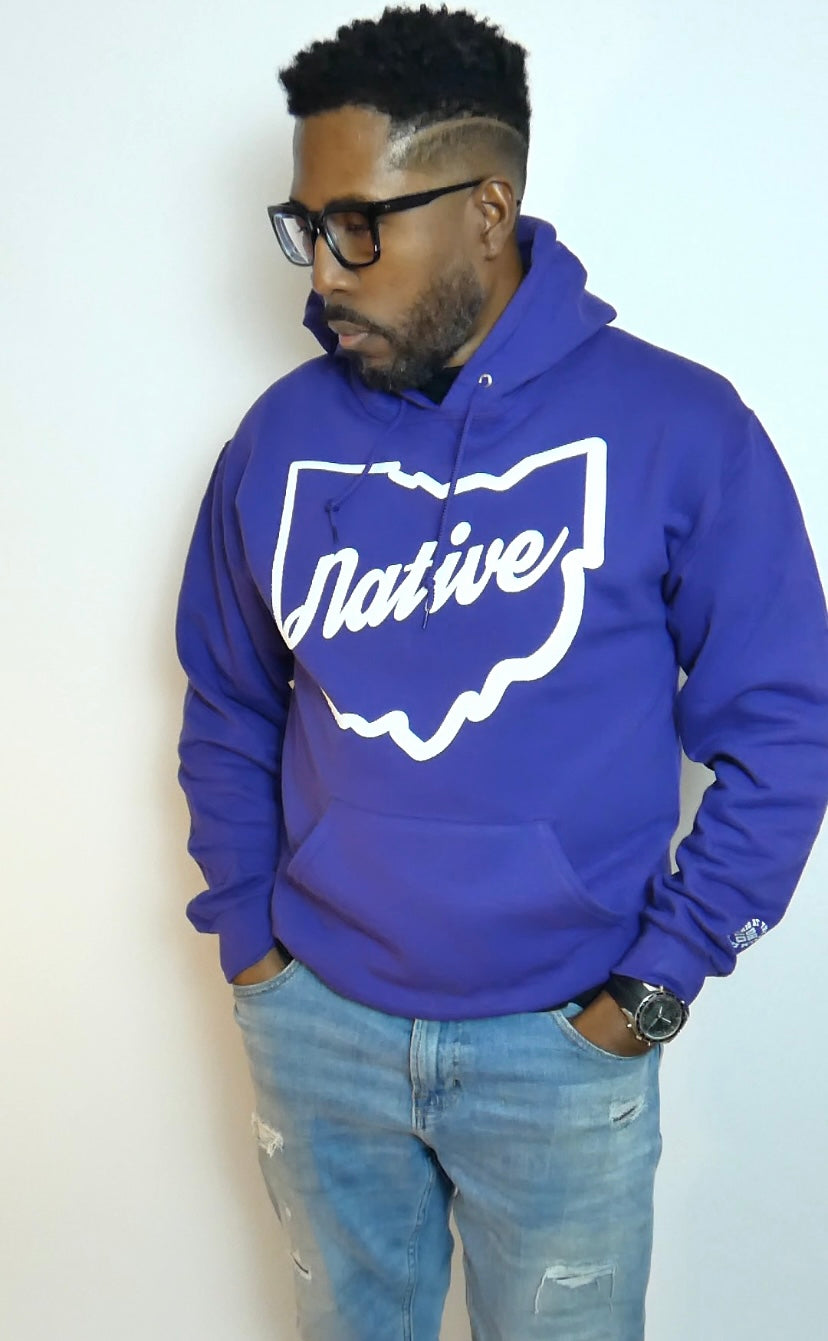 Ohio Native Hoodie (Purple)