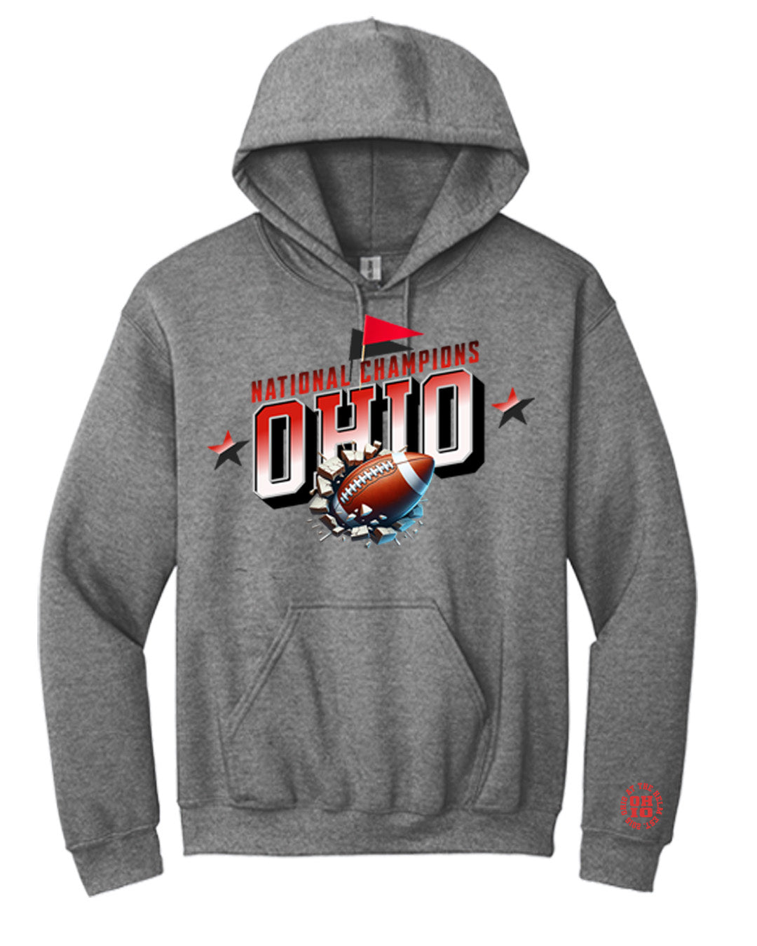 CHAMPS! HEATHER GRAY HOODIE! - NEW!