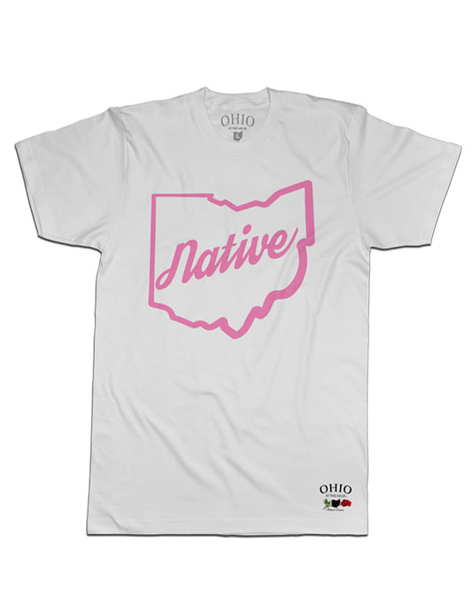 Ohio Native Tee Spring Edition - White/Pink - NEW!