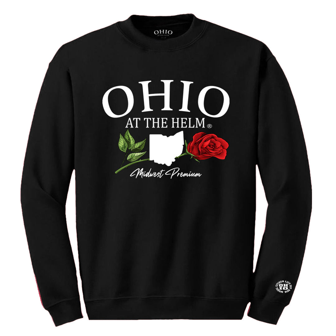 Ohio At The Helm Premium Crewneck Black - NEW!