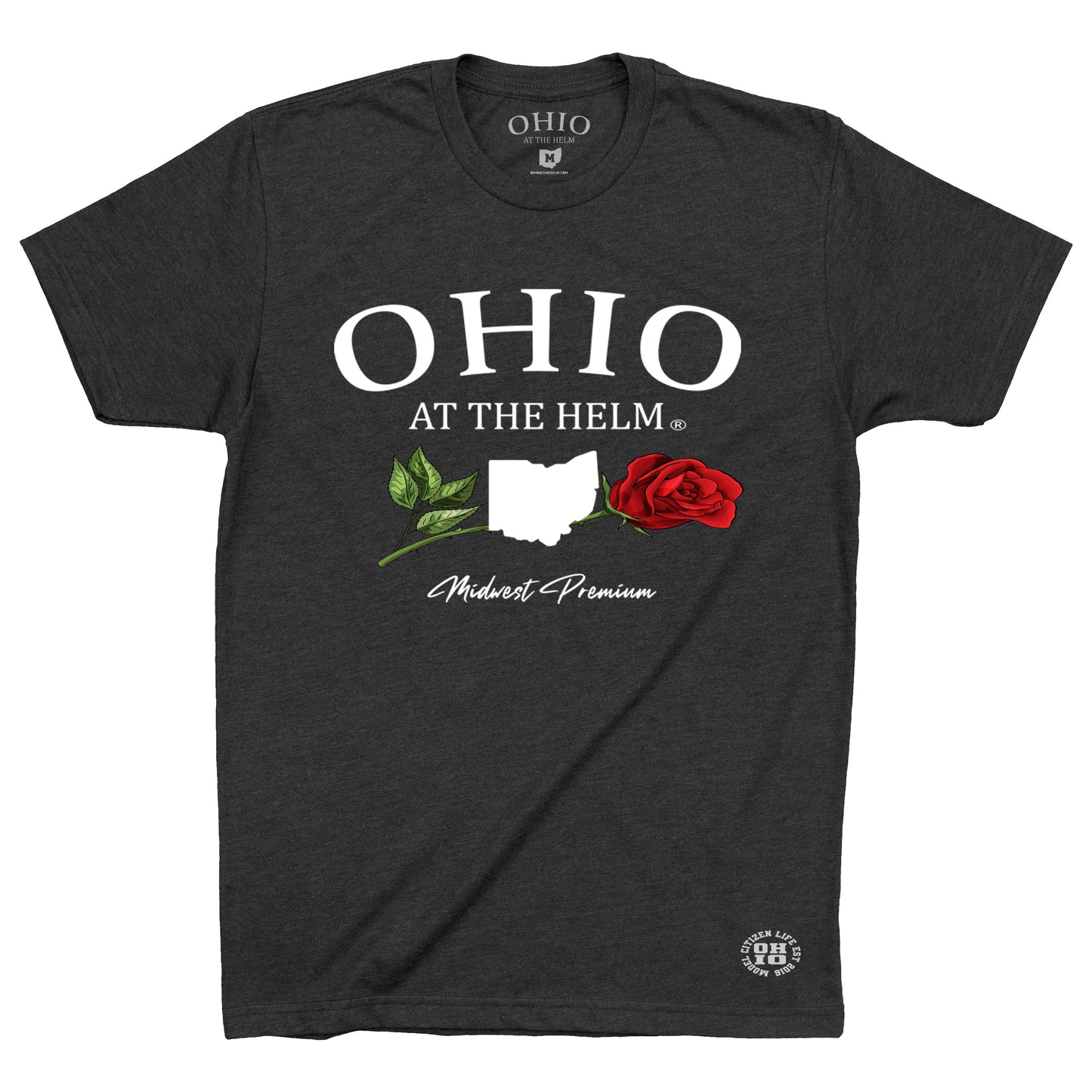 NEW! Ohio At The Helm Signature Logo Tee