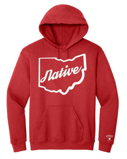 Ohio Native Hoodie (Red)