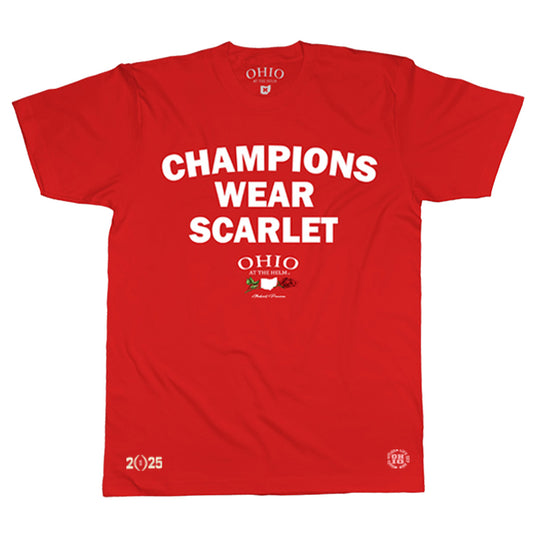 SCARLET CHAMPIONS TEE - NEW!