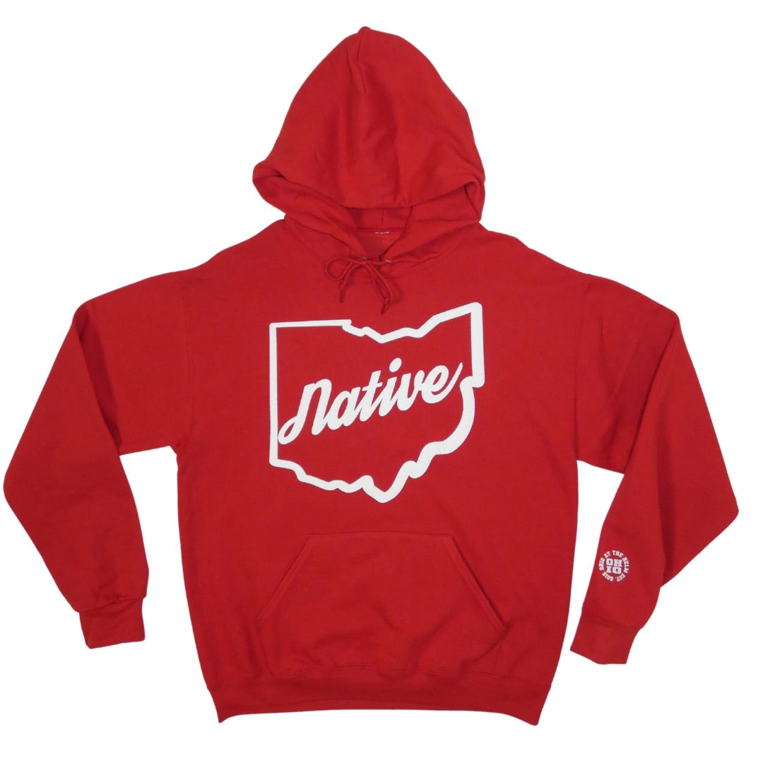 Ohio Native Hoodie (Red)